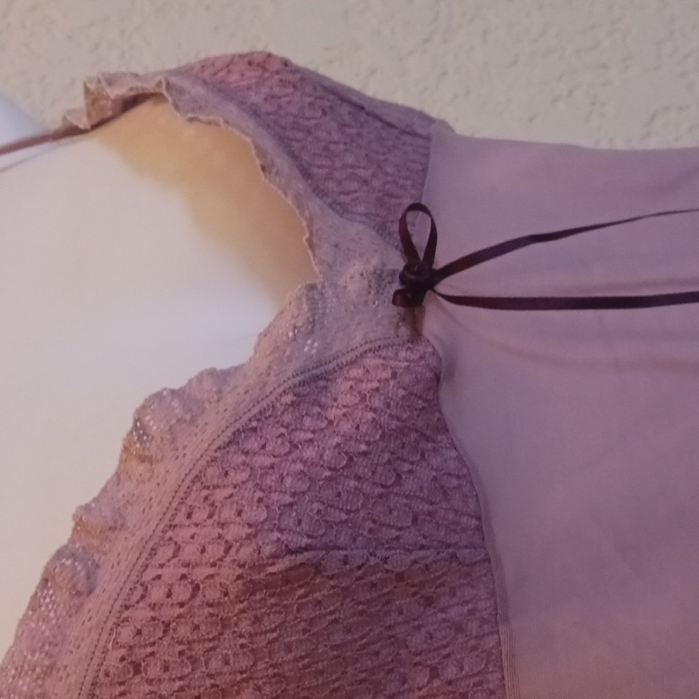 Victoria's Secret Lavender Lace Chemise Size Large - Picture 5 of 8